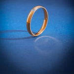 Yellow Chimes Exclusive Silver Plated Crystal studded with Cubic Zircon Ring